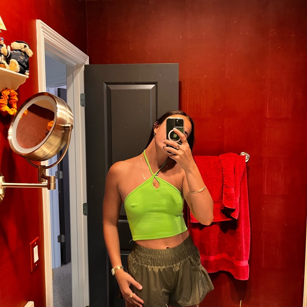 Zara going out halter tank.